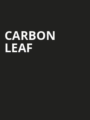 Carbon Leaf, Jefferson Theater, Charlottesville